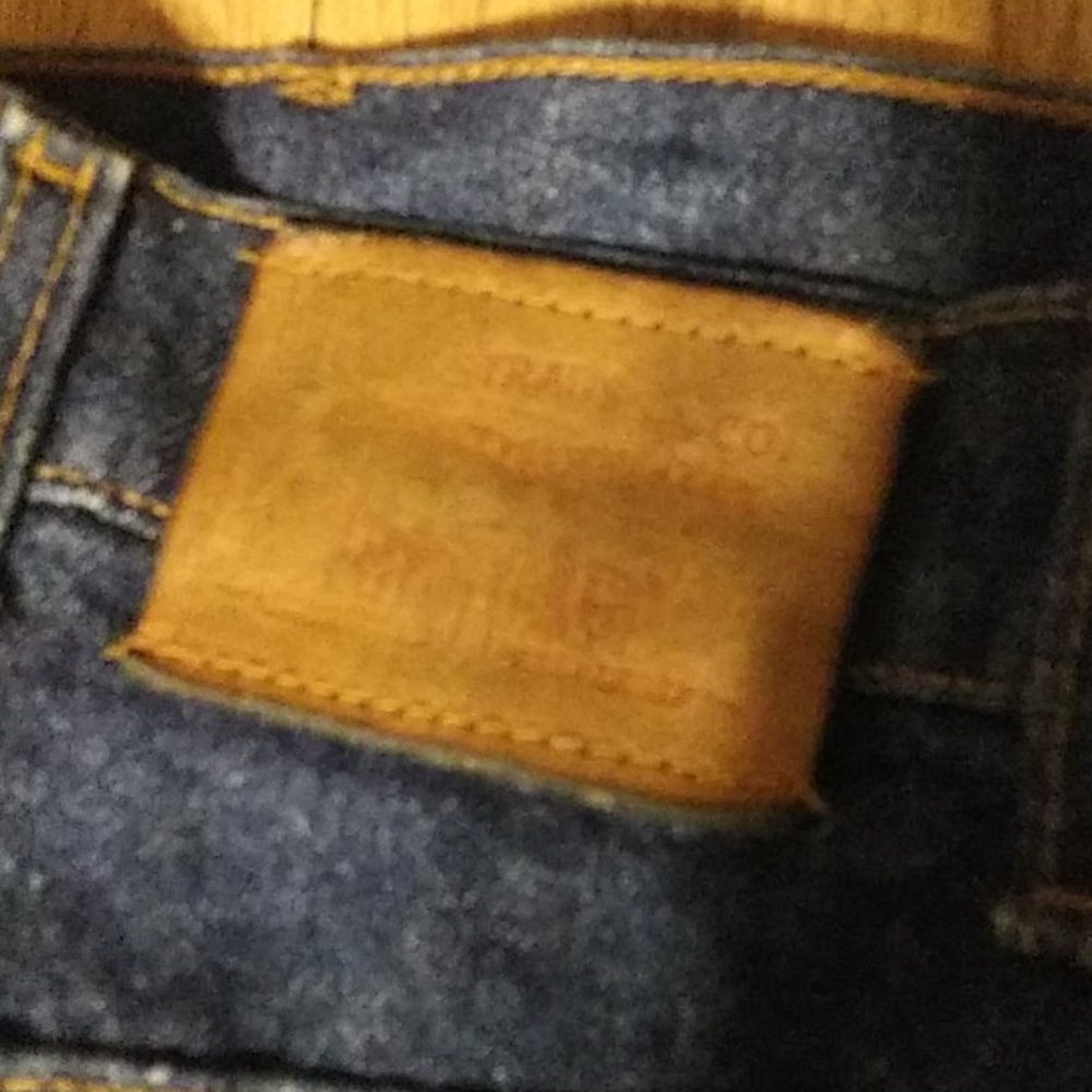 Vintage Levi's two horse patch jeans 44X34 USA made - Picture 5 of 12